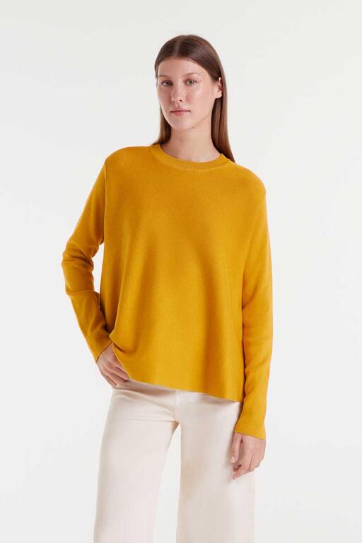 Jersey de punto envasé amarillo 4 Jersey de punto envasé amarillo 4
