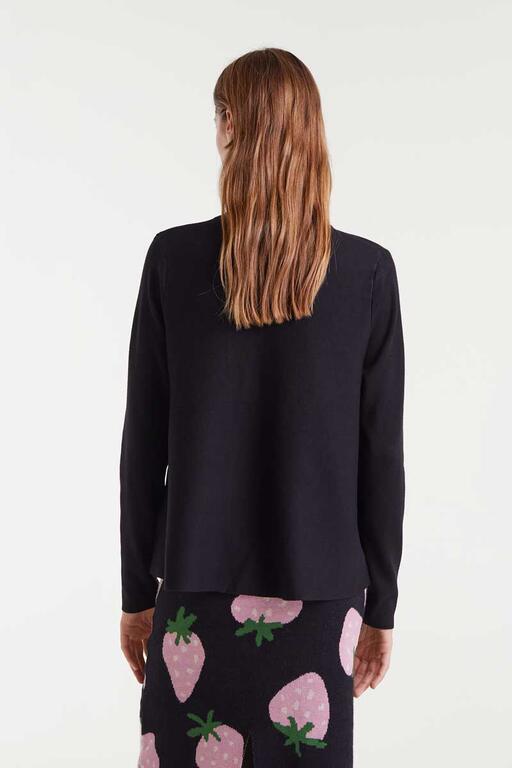 Cárdigan de punto negro 3 Cárdigan de punto negro 3