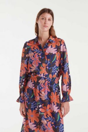 CAMISA CREPE LIGERO CON ESTAMPADO TIGERLILY 5