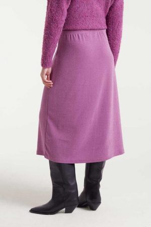 FALDA MIDI LILA 5 FALDA MIDI LILA 5