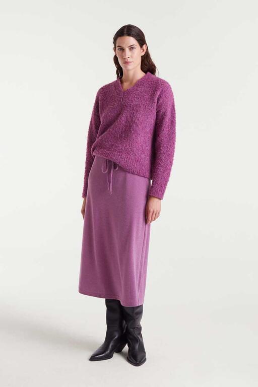 FALDA MIDI LILA 1 FALDA MIDI LILA 1