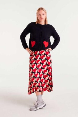 Cardigan punto negro