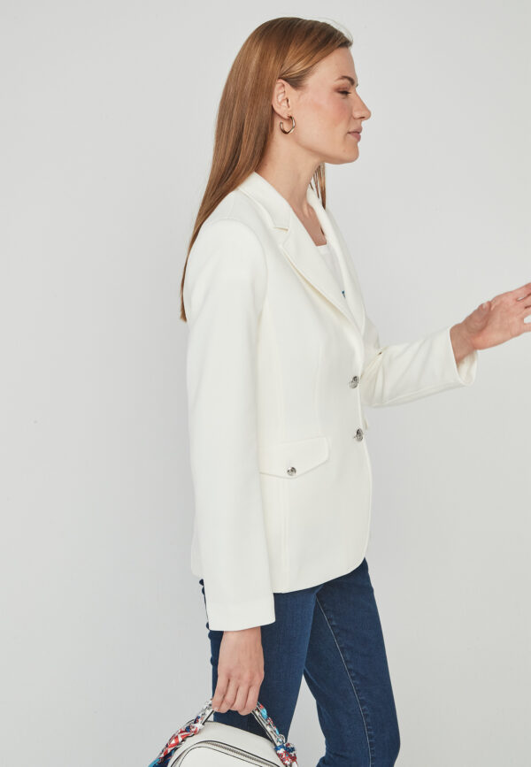 Blazer básica botones escudo 10