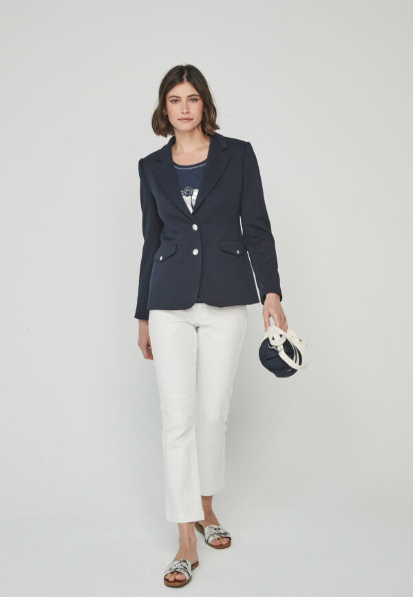 Blazer básica botones escudo 7