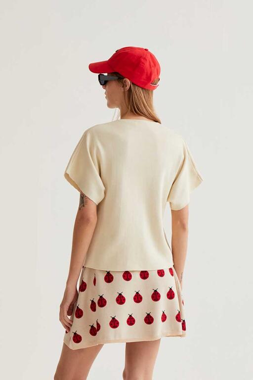 Cárdigan punto beige 3 Cárdigan punto beige 3