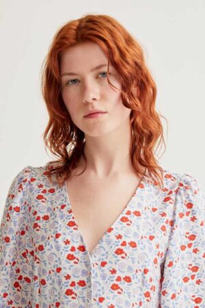 Vestido midi con estampado Cute 5