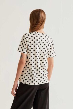 Camiseta con estampado Black Dots 6