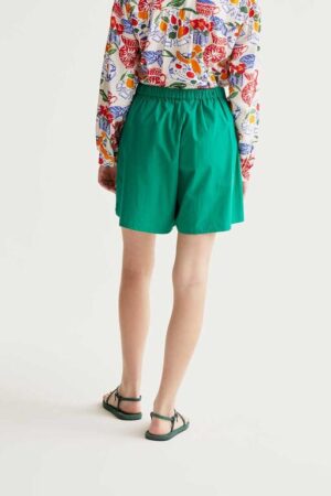 Shorts 100% algodón verde 6