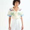 Camisa con estampado Palm & Mermaid 7