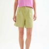 Shorts verde 100% algodón 6