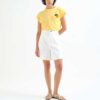 Shorts blanco 100% algodón 7