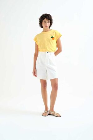 Shorts blanco 100% algodón