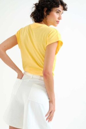 Shorts blanco 100% algodón 5