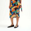 Falda midi con estampado Tutti Frutti Big 7