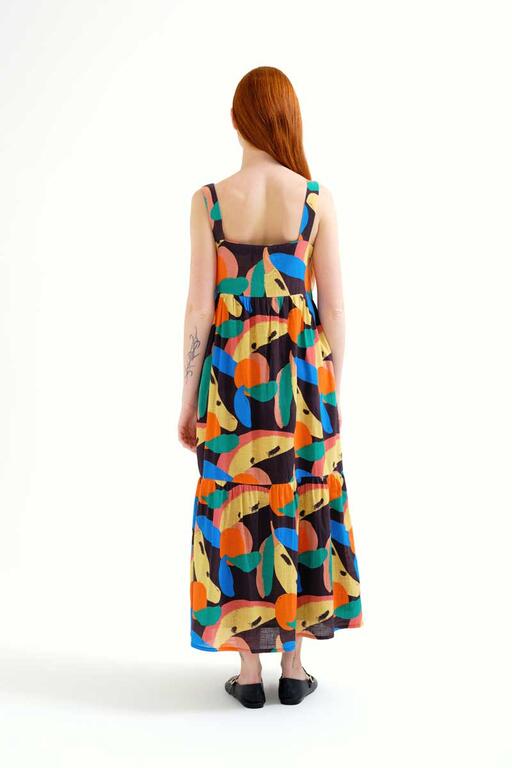 Vestido largo con estampado Tutti Frutti Big 2 Vestido largo con estampado Tutti Frutti Big 2