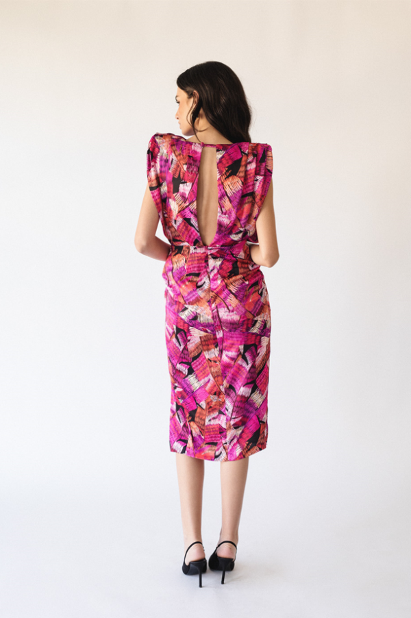 VESTIDO KATIA FUCSIA 2