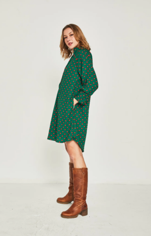 VESTIDO CORTO CHIA VERDE 7