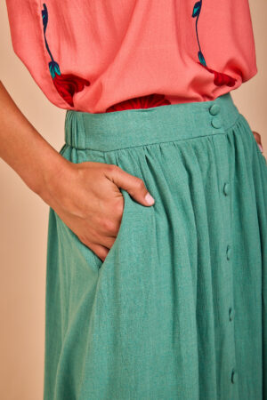 Falda Castro Menta 6