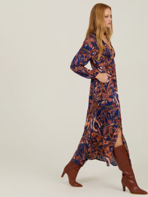 Vestido largo estampado 8