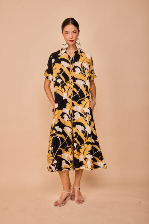 Moda femenina online 38 Mono Biarritz Flor Negro