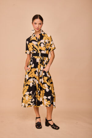 Mono Biarritz Flor Negro 10