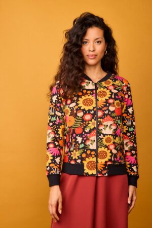 Bomber Bosque Blanca Girasol