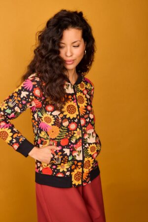 Bomber Bosque Blanca Girasol 5