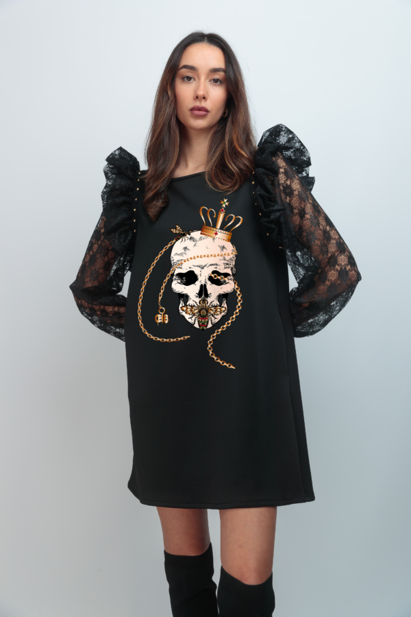 VESTIDO TULUM SKULL DELUXE 1